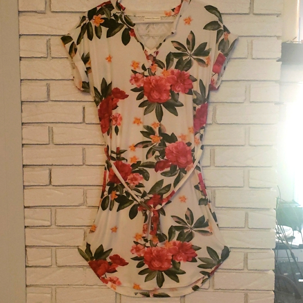 NWT tropical dress by Bobbie Brooks